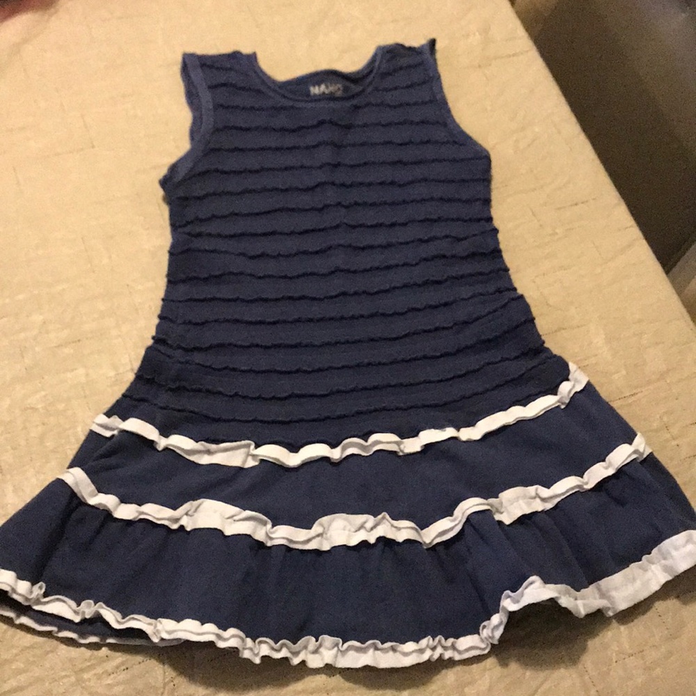 NANO girls navy dress. Size 4T